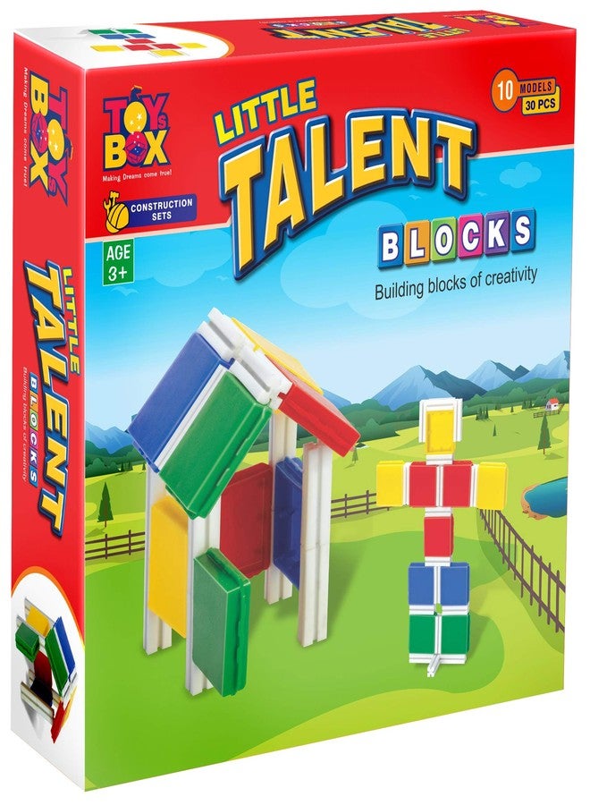 تويز بوكس مجموعة بناء صغيرة من تويز بوكس تويز تريند تالنت بلوكس للأطفال ذوي العقول المبدعة والفنية - Image 1